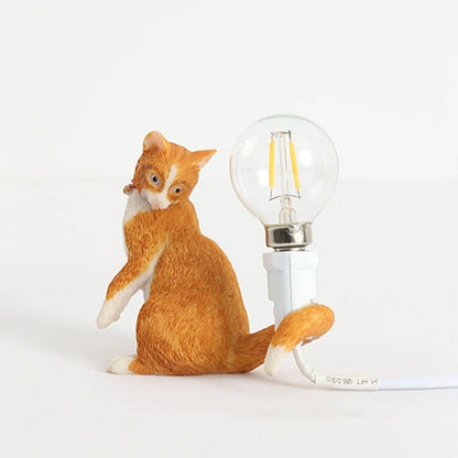 PurrBright | Schattige decoratieve tafellamp met kattenbeeldje